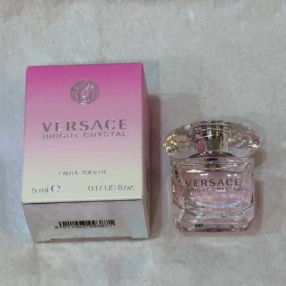 Versace Other - Versace Bright Crystal Mini Travel Perfume EDP 5ml .17oz NIB